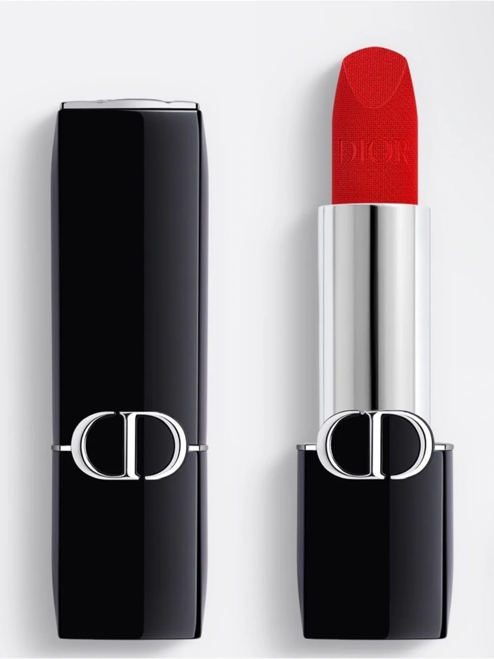 Dior Lipstick in Silver and Black Case